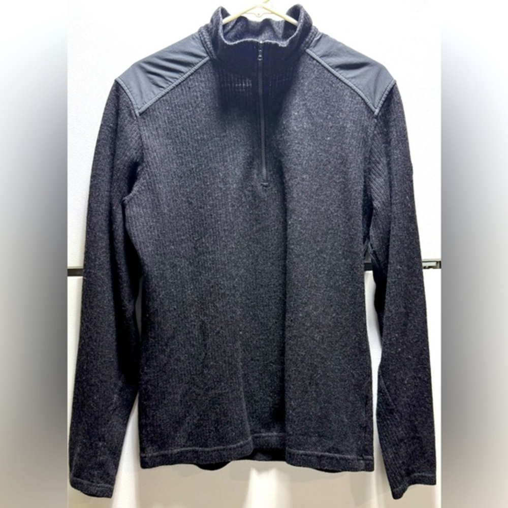 🏜️Kuhl Chianti Fleece 1/4 Zip Wool Blend Sweater Jacket​